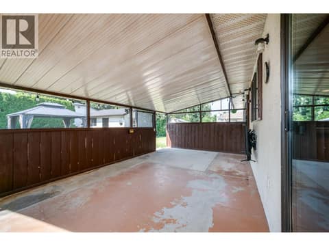 Screened in Patio at 195 Felix Road, Rutland North, Kelowna