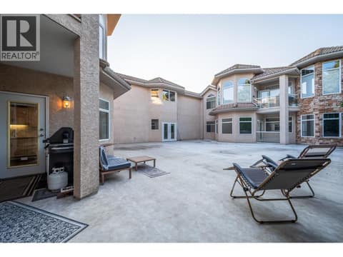 Common Patio at 634 Lequime Road Unit# 206, Lower Mission, Kelowna