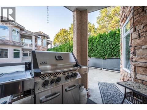 Private Patio Space at 634 Lequime Road Unit# 206, Lower Mission, Kelowna