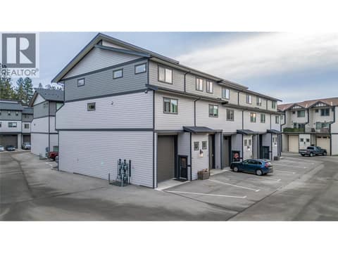 #60 is an end unit. 1 parking spot in the front and 1 in the back. at 3359 Cougar Road Unit# 60, Westbank Centre, West Kelowna