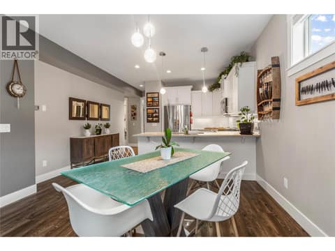 Large open dinning room with 9 foot ceilings. Main floor. at 3359 Cougar Road Unit# 60, Westbank Centre, West Kelowna