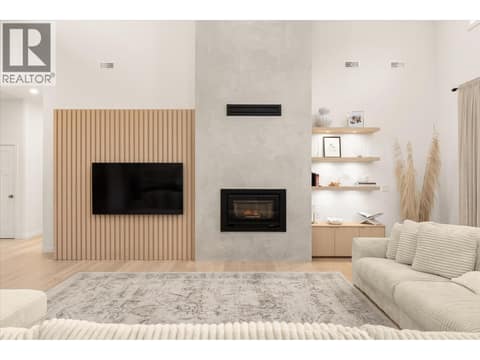 Wood Burning Fireplace at 7859 Boulter Road, North BX, Vernon