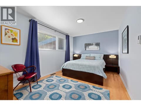 Main level bedroom at 158 Grandview Street, Uplands/Redlands, Penticton