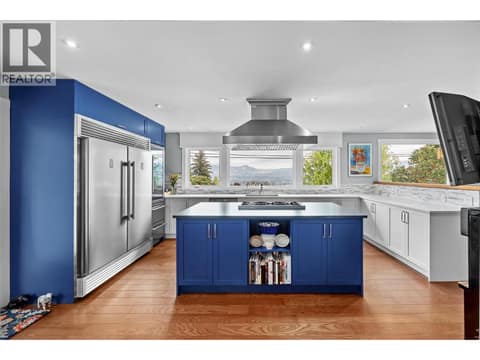 Kitchen to the right when you enter at 2350 Thacker Drive, Lakeview Heights, West Kelowna