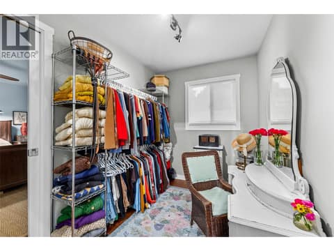 Large walk-in closet at 2350 Thacker Drive, Lakeview Heights, West Kelowna