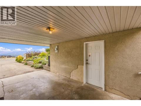 Separate entrance into basement at 2350 Thacker Drive, Lakeview Heights, West Kelowna