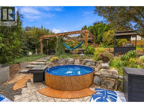 With plunge pool at 2350 Thacker Drive, Lakeview Heights, West Kelowna