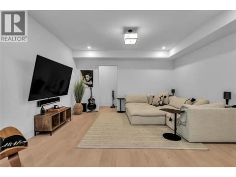 Downstairs living room. at 9783 Centrestone Drive, Lake Country North West