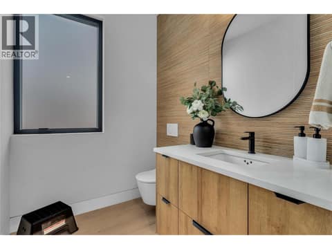 Main floor powder room. at 9783 Centrestone Drive, Lake Country North West