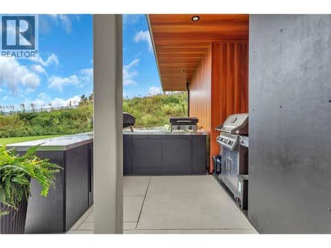 Outdoor kitchen - perfect hosting space! at 9783 Centrestone Drive, Lake Country North West