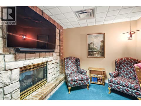Downstairs Entertainment Area at 2550 Grantham Road, South East Kelowna