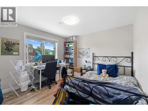 1st bedroom in the legal suite at 695 Concordia Street, University District, Kelowna