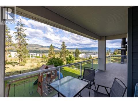 Covered patio at 695 Concordia Street, University District, Kelowna