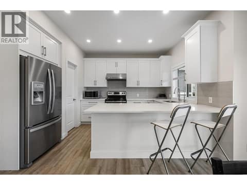 Stainless steel appliances at 695 Concordia Street, University District, Kelowna
