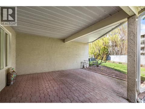 RARE extra large covered patio at 1020 Lanfranco Road Unit# 28, Lower Mission, Kelowna