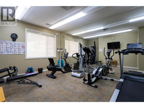 Clubhouse fitness room at 4074 Gellatly Road Unit# 221, Westbank Centre, West Kelowna