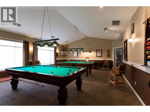 Clubhouse games room at 4074 Gellatly Road Unit# 221, Westbank Centre, West Kelowna