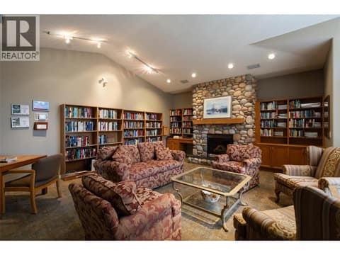 Clubhouse library at 4074 Gellatly Road Unit# 221, Westbank Centre, West Kelowna