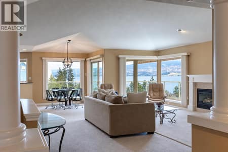 Open concept main floor living with stunning views at 4074 Gellatly Road Unit# 221, Westbank Centre, West Kelowna