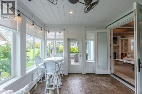 Sunroom entrance from living room at 2450 Radio Tower Road Unit# 58, Oliver Rural