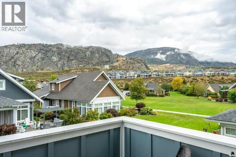 Upper level bedroom balcony with 180 degree view at 2450 Radio Tower Road Unit# 58, Oliver Rural