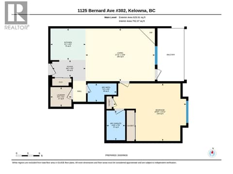 Floor Plan at 1125 Bernard Avenue Unit# 302, Kelowna North