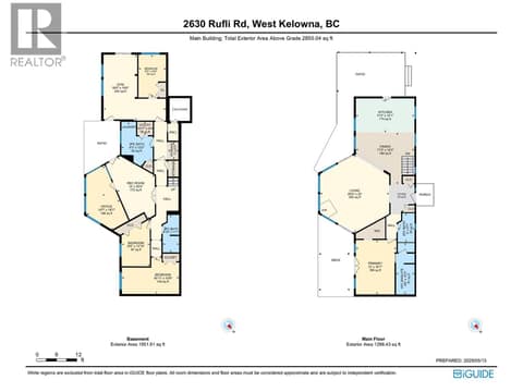Full home floorplans at 2630 Rufli Road, Westbank Centre, West Kelowna