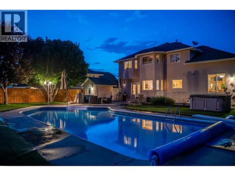 Summer photo for reference when the pool is open. at 975 Regent Crescent, Aberdeen, Kamloops