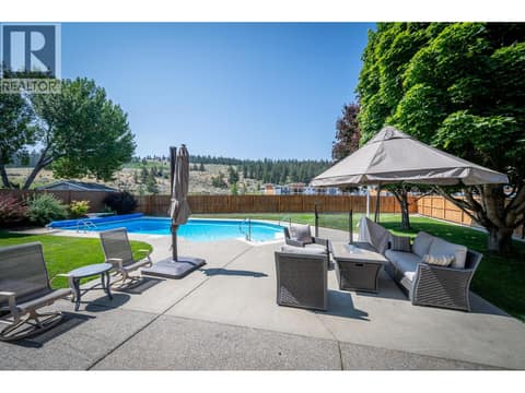 Summer photo for reference when the pool is open. at 975 Regent Crescent, Aberdeen, Kamloops