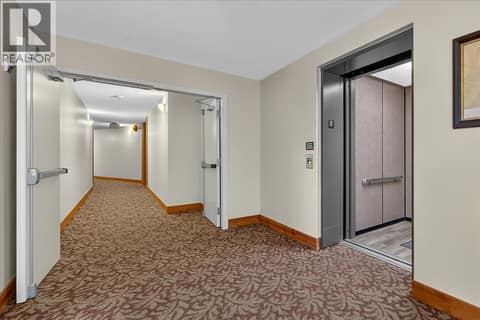 Elevator access and large hallways at 701 14A Crescent Unit# 214, Invermere
