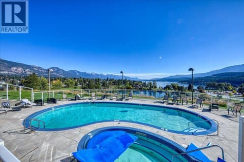 Heated pool with hot tub at 701 14A Crescent Unit# 214, Invermere