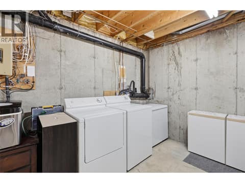 Second washer/dryer in basement at 1795 Summit Drive Unit# 11, Sahali, Kamloops