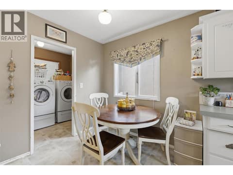 Break Fast Nook leading to main floor laundry. at 723 Moody Place, Brocklehurst, Kamloops