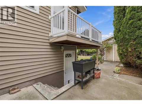 Separate Entrance to basement at 723 Moody Place, Brocklehurst, Kamloops