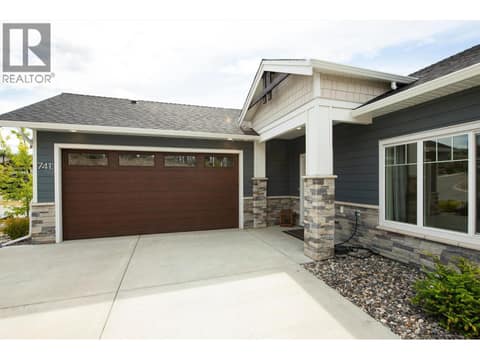 Clean Front area with large driveway at 741 Yorkville Street, University District, Kelowna