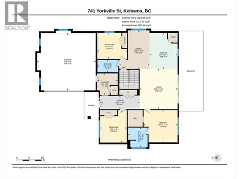 Main Floorplan at 741 Yorkville Street, University District, Kelowna