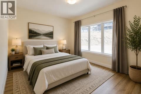 Virtually staged as bedroom at 741 Yorkville Street, University District, Kelowna