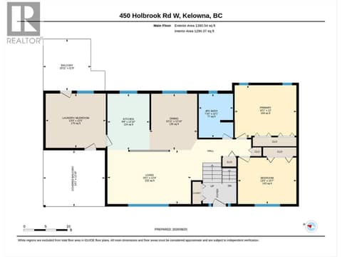 First Floor Plan at 450 Holbrook Road W, Rutland South, Kelowna