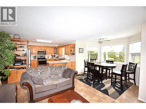 Family room/sitting area at 415 4 Street, Swan Lake West, Vernon