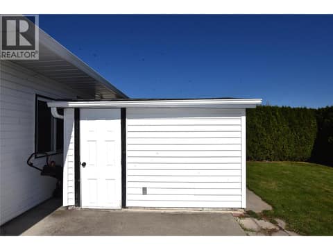 Storage shed at 415 4 Street, Swan Lake West, Vernon