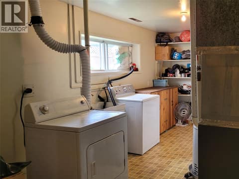 Laundry/mechanical room at 683 Downie Road, South BX, Vernon