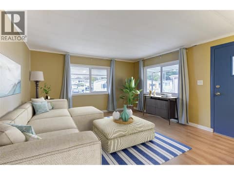 **Virtually Staged - Living Room** at 1929 97 Highway S Unit# 45, Lakeview Heights, West Kelowna