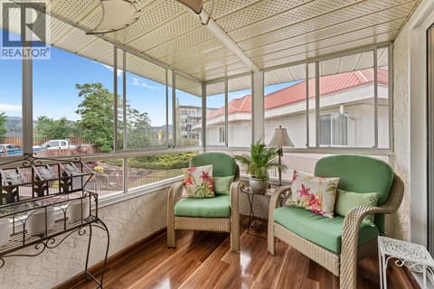 Private sunroom to use year round and enjoy your morning coffee! at 1534 LAWRENCE Avenue Unit# 304, Glenmore, Kelowna
