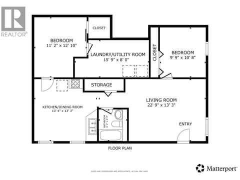 Lower level floor plans at 3302 Pleasant Valley Road, East Hill, Vernon