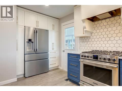 From the Kitchen to the covered deck at 5723 Richards Crescent, North BX, Vernon