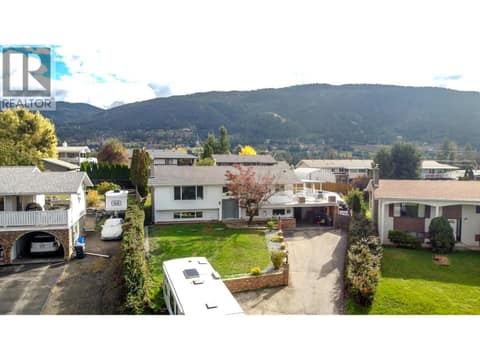 RV Parking in the front at 5723 Richards Crescent, North BX, Vernon