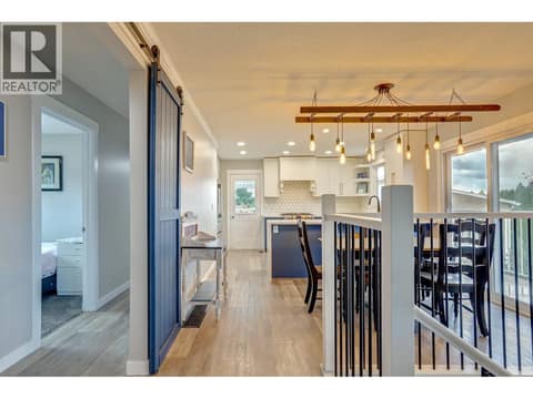 To top of stairs and to updated Kitchen at 5723 Richards Crescent, North BX, Vernon