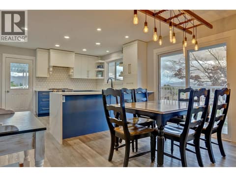 Updated Kitchen and dining area at 5723 Richards Crescent, North BX, Vernon