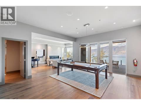 Lower Level Rec Room at 1502 Marble Ledge Drive, Lake Country South West