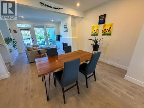 Dining room from the kitchen. at 8000 Vedette Drive Unit# 36, Osoyoos